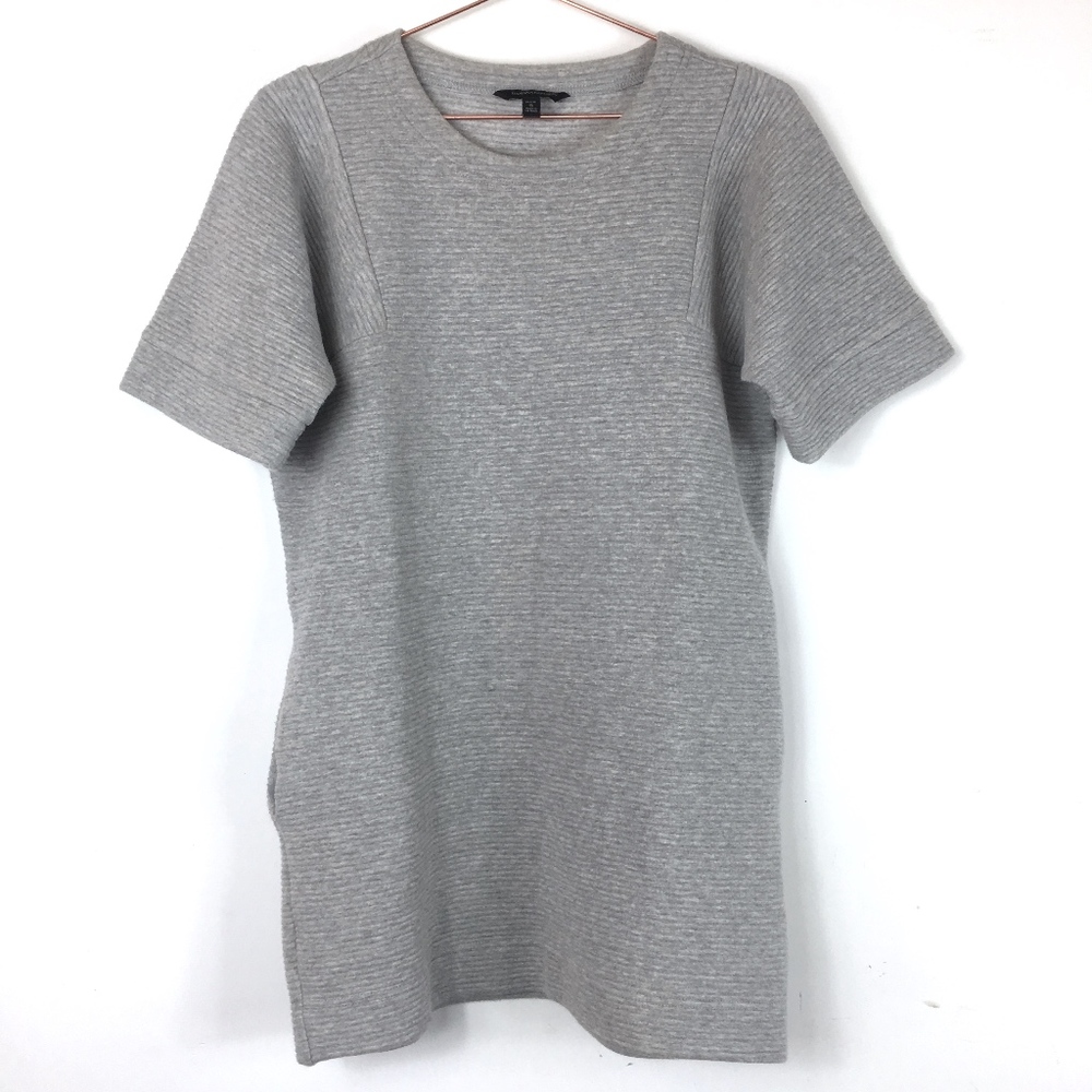 Banana Republic Gray Ribbed Tunic Sweatshirt S S/A